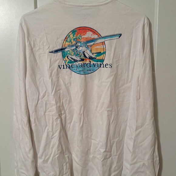 Vineyard Vines Long Sleeve Plane Tee Kids XL - Picture 1 of 2